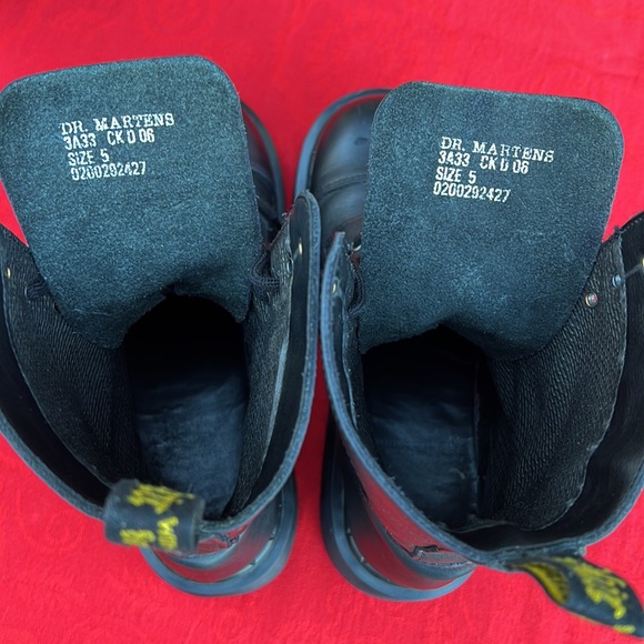 🏴󠁧󠁢󠁥󠁮󠁧󠁿 Dr. Martens MIE Daisy 3A33 Y2K Cutout Wedge Platform Boots UK 5 - Picture 17 of 17